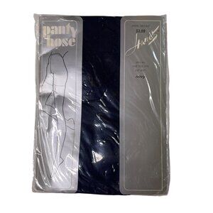 Womens Pantyhose Hanes  Sheer Opaque Reinforced One Size Fits Navy Lady A u
